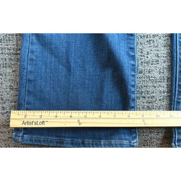 Levis 726 Flare Jeans Size 25 Womens Blue Denim Water - Picture 6 of 11